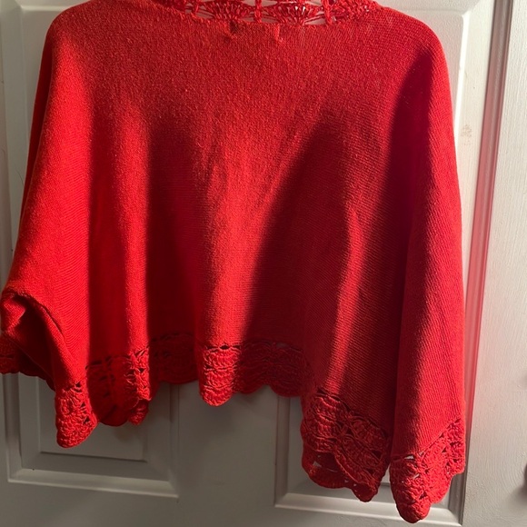 Crochet Orange Jacket - Picture 6 of 7